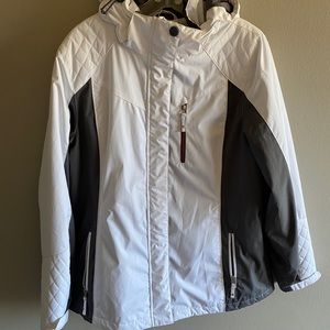 Below Zero White and Gray Large